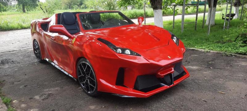 Энтузиаст сделал из вазовской "девяносто девятой" "Феррари"