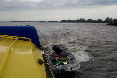 На реке Самаре 21 июля спасли человека с поврежденной надувной лодки