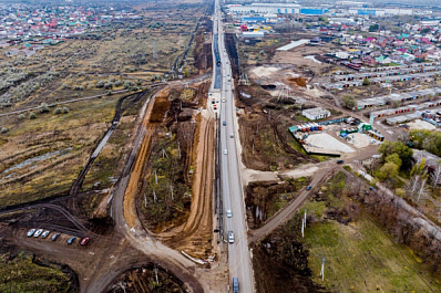 В Самарской области продолжается реконструкция автомобильной дороги Кинель-Богатое-Борское