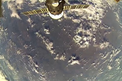 Российский космонавт заснял Самару с орбиты Земли