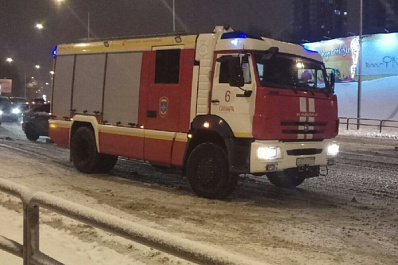 26 пожарных тушили комнату консьержа в доме на Московском шоссе в Самаре