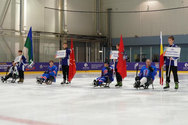 В Самаре стартовал 3-й круг чемпионата России по следж-хоккею в дивизионе "Лига героев" – Кубок "Герои нашего времени"