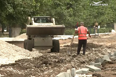 В Самаре обновляют асфальт на тротуарах по Стара-Загоре