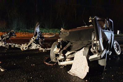 Появились фото со смертельной аварии на трассе М5