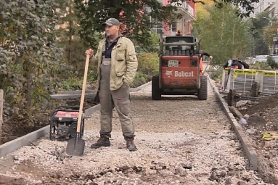 На Арцыбушевской отремонтировали покрытие проезжей части