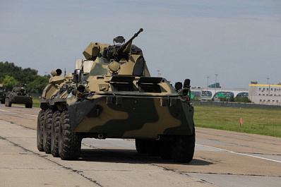 В Новосибирской области прошла первая репетиция к параду Победы