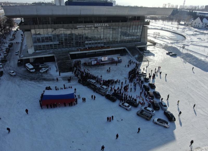 В Тольятти 12 марта прошла акция в поддержку Президента России