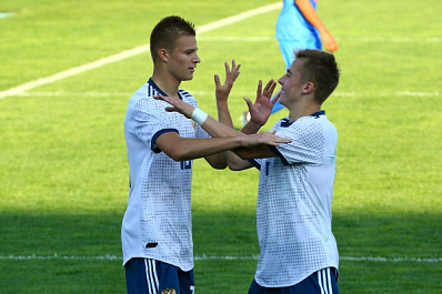 Воспитанник самарского футбола отметился хет-триком в составе сборной России