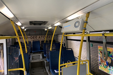 Рециркуляторы для защиты от COVID-19 начали монтировать в автобусах № 34 и 67 в Самаре