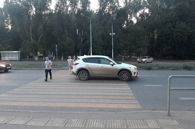 В Самаре водитель иномарки сбил на зебре 8-летнего мальчика
