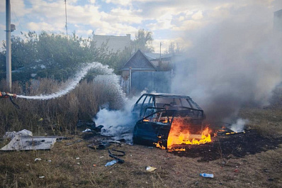 В Безенчуке 9 сентября вспыхнул автомобиль 
