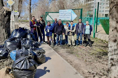 Убирался весь город: в Самаре прошел первый субботник