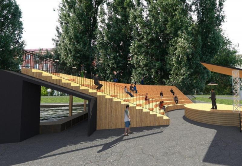 Появилась визуализация сквера Высоцкого после ремонта