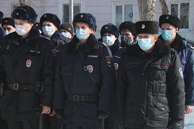 В Новокуйбышевске полицейские, представители казачества и ДНД отработали приемы самообороны  