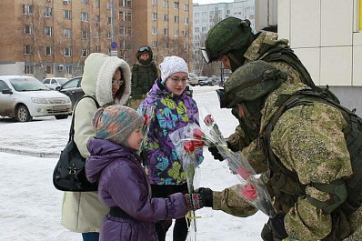 Спецназ ЦВО провел в Самаре спецоперацию к 8 Марта