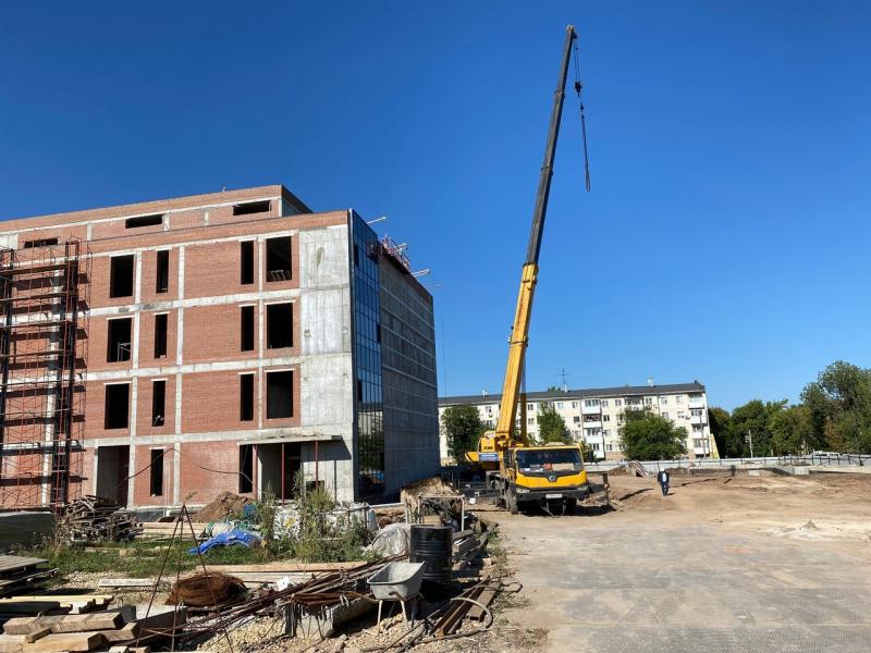 Стало известно, как продвигается строительство театра "Грань" в Новокуйбышевске