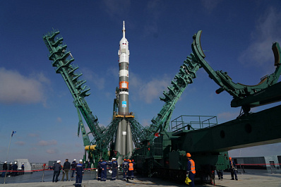 Самарская ракета-носитель 21 марта отправит в космос корабль "Союз МС-25" с тремя космонавтами на борту