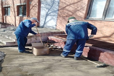 В Самарской области военные городки очистили от мусора