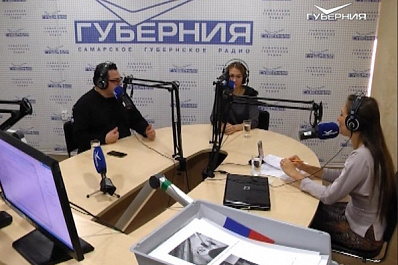 Игорь Саруханов посетил студию радио “Губерния”