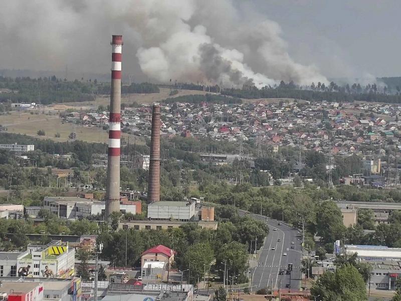 Лесной пожар в Самарской области тушат авиация, поезд и 319 спасателей