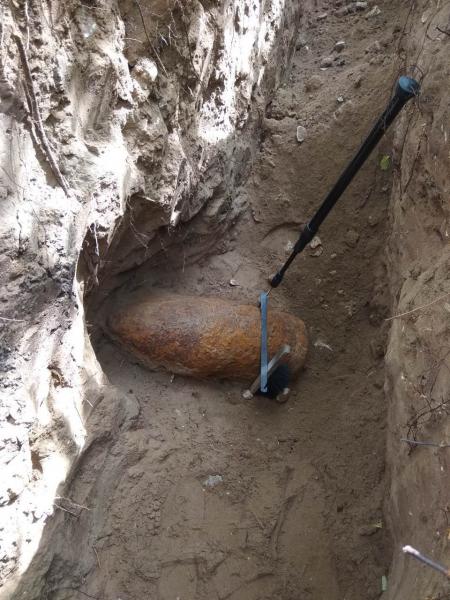 В Тольятти обнаружили огромный артиллерийский снаряд