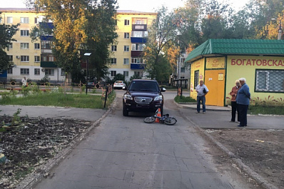 В Самарской области иномарка сбила юного велосипедиста