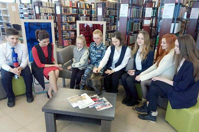 Тольяттинские школьники познакомились с работой кинологической службы