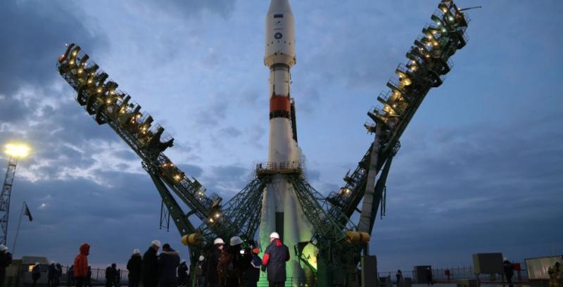 Самарская ракета-носитель "Союз-2.1б" с новым модулем для МКС успешно стартовала с космодрома Байконур