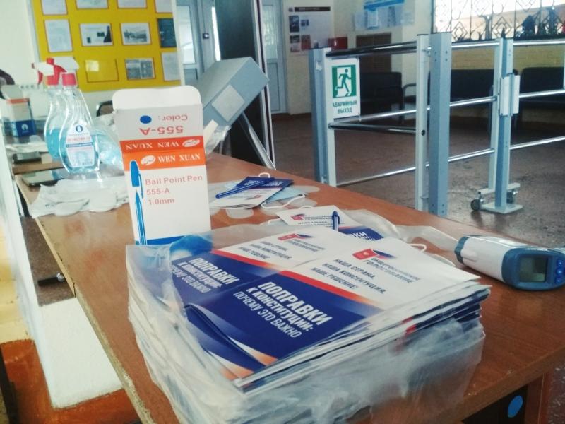 Фото: как выстроены меры безопасности на избирательных участках в Самарской области