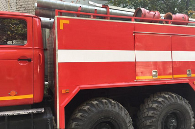 В Самаре горит средняя общеобразовательная школа № 28