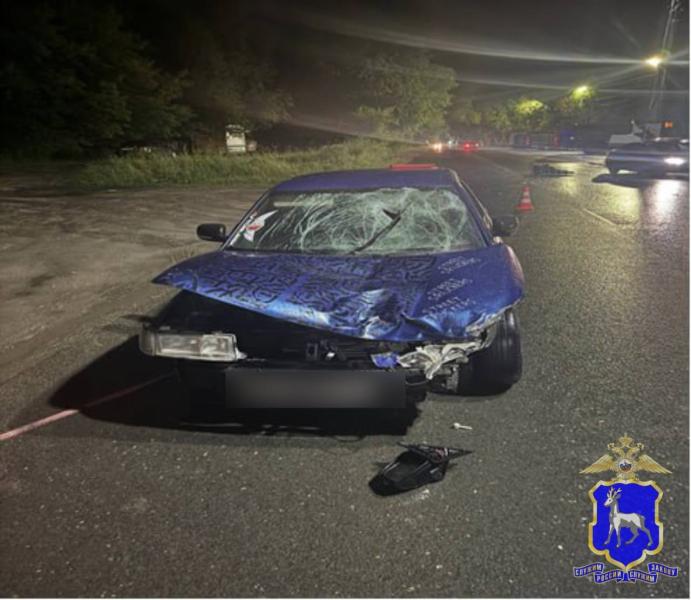 В Самарской области мужчина на электросамокате протаранил две встречные машины 