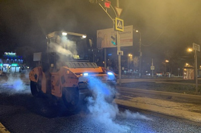 В Самаре обновили проезжую часть по Карбышева