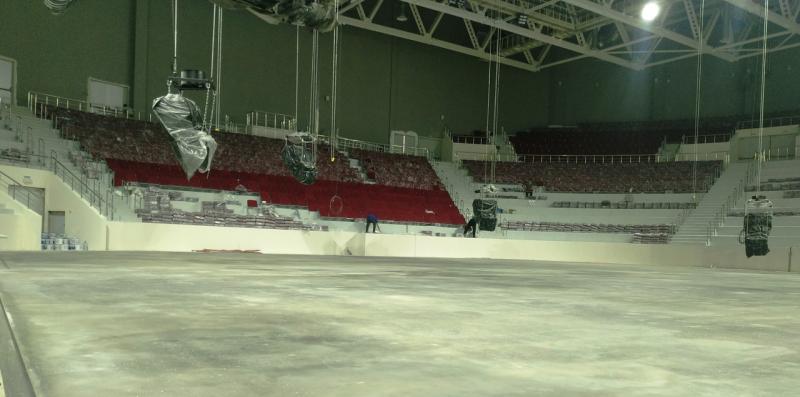 В Самаре в июле начали делать ледовую площадку во Дворце спорта на ул. Молодогвардейской