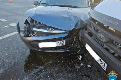 В Самарской области в ДТП на трассе пострадал ребенок