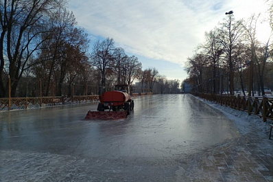 В двух парках Самары 10 декабря откроются катки