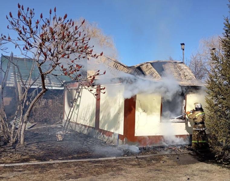 В Самарской области 23 марта пожар в банях унес жизнь одного человека