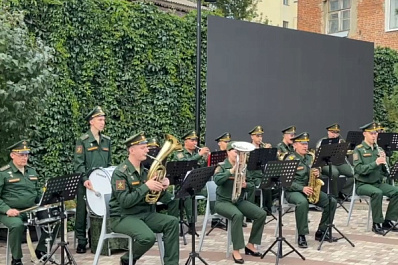 В Самаре выступил военный оркестр 30-й мотострелковой бригады