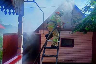 В Безенчукском районе оперативно потушили баню