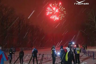 Ночной марафон "Сокольи горы" собрал в Самаре любителей экзотических снежных трасс