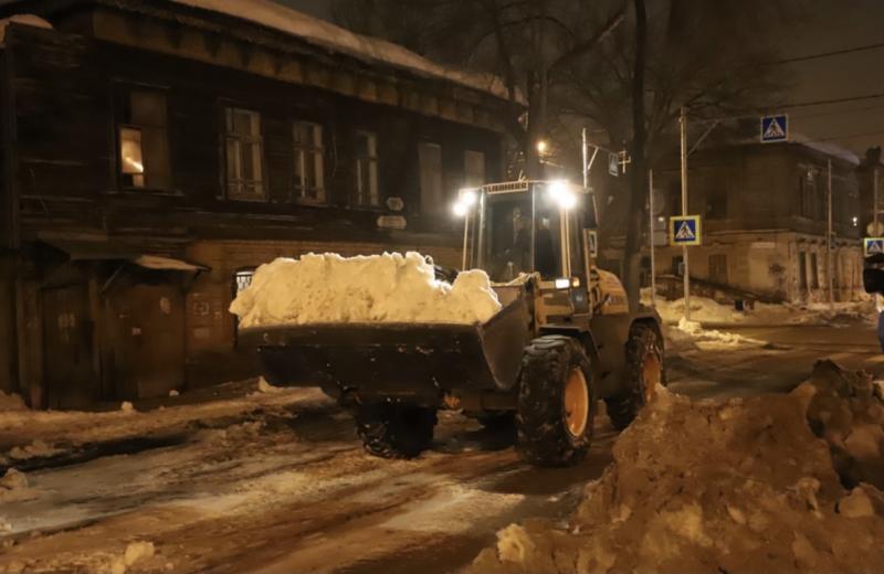 Стало известно, с каких улиц будут вывозить снег в Самаре ночью с 14 на 15 марта