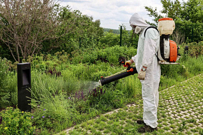 Самарскую Вертолетную площадку в июне 2022 года избавили от комаров