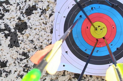 Стрельба из лука и пневматической винтовки: участники проекта "Поехали!" отправились в Красноглинский район 