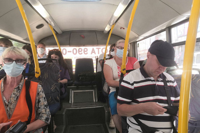 В Самаре составили 388 протоколов на пассажиров транспорта без масок
