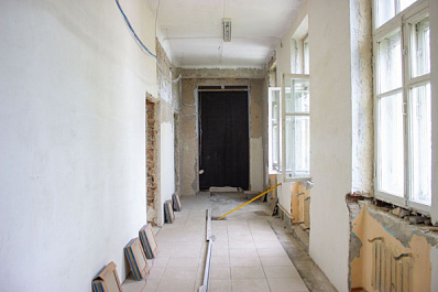 В сызранской школе № 32 ремонт выполнен на 35 %