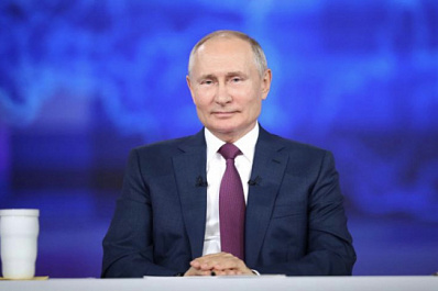 Уровень одобрения деятельности Владимира Путина в России снова вырос