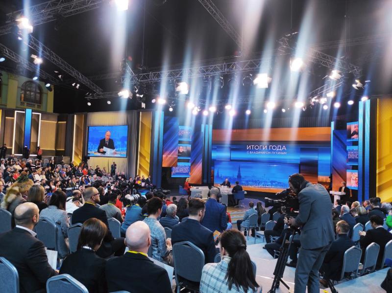 Ежегодная прямая линия с Владимиром Путиным состоится 19 декабря