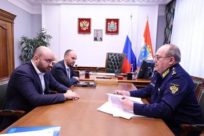 Глава региона провел встречу с руководителем Средне-Поволжского управления Ростехнадзора