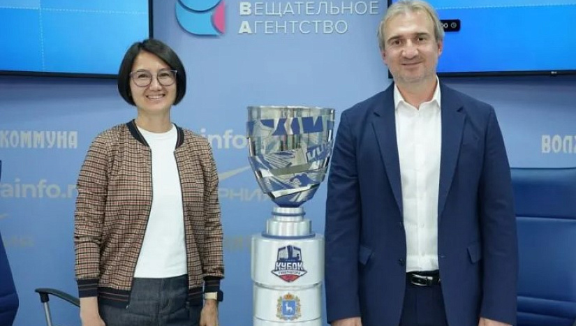 Пресс-конференция, посвящённая первому предсезонному турниру по хоккею