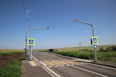 В Большой Глушице завершили ремонт региональной трассы