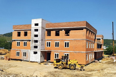 В новом детском саду Жигулевска возводят 3-й этаж